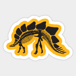 Terra Fossil Stegosaurus Dinosaur Sticker